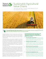 Valuing nature, climate and productivity in Canadian Agri-food.